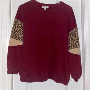 cute printed pullover